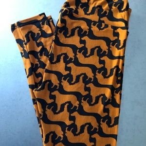 Lularoe leggings dog golden retriever